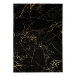 Czarny dywan Universal Gold Marble, 140x200 cm