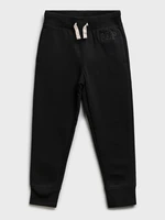 Černé klučičí dětské tepláky GAP Logo tonal joggers