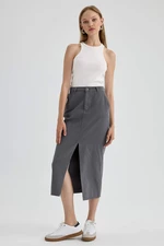 DEFACTO A Cut Wowen Fabrics Maxi Skirt