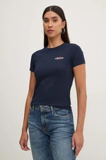 Tričko Guess Jeans dámske, tmavomodrá farba, W4YI02 J1314