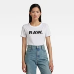 G-STAR T-shirt - RAW. Slim R T WMN WHITE