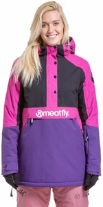 Meatfly Aiko Womens SNB and Ski Jacket Petunia/Black S Ski Jacke