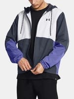 Modro-šedá pánska ľahká športová bunda Under Armour UA Legacy Windbreaker