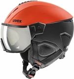 UVEX Instinct Visor Fierce Red/Black Mat 60-62 cm Casco da sci