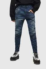 Rifle - Diesel FAYZAZIPNE Sweat jeans tmavomodré