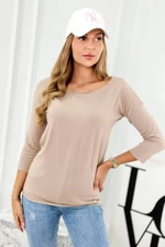 Blouse Casual dark beige