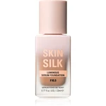 Makeup Revolution Skin Silk Serum Foundation ľahký make-up s rozjasňujúcim účinkom odtieň F10.5 23 ml