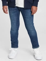 GAP Modré klučičí džíny skinny jeans with Washwell