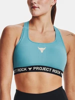 Under Armour Project Rock Crsbck TG Sportovní podprsenka Modrá