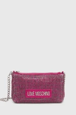 Kabelka Love Moschino ružová farba, JC4046PP1LLP100A