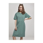 Women's dress with slit green