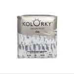 KOLORKY DELUXE VELVET Jednorazové EKO plienky bodky L (8-13 kg) 19 kusov