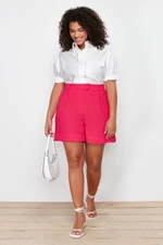 Trendyol Curve Pink Woven Shorts