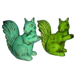 Statuetki w zestawie 2 sztuk (wysokość 24,5 cm) Squirrel - Deco Pleasure