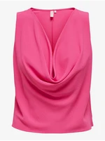 Deep pink women's top ONLY Mette - Women