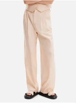 Apricot women's floral trousers Desigual Finlandia