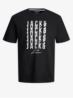 Men's Black T-Shirt Jack & Jones Delvin - Men