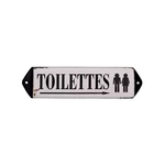 Metalowa tabliczka 30,5x7 cm Toilettes – Antic Line