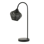 Czarna lampa stołowa (wysokość 61 cm) Alvaro – Light & Living