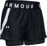 Under Armour Women's UA Play Up 2-in-1 Shorts Black/White M Fitness spodnie