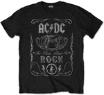 AC/DC Tričko Unisex Cannon Swig Vintage Black 2XL