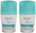 Vichy Sada kuličkových antiperspirantů proti bílým a žlutým skvrnám 2 x 50 ml