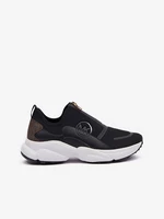 Black Women's Michael Kors Sami Active Zip Trainer Sneakers