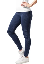 Women's Jersey Denim Leggings - Blue