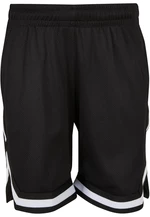 Boys' Stripes Mesh Shorts Black