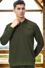 V4007 DEWBERRY MEN'S SWEATSHIRT-PLAIN KHAKI