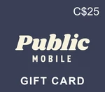 Public Mobile PIN C$25 Gift Card CA