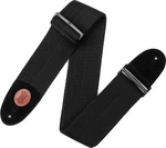 Levys MSSC4-BLK Signature Series 3" Heavy-weight Cotton Bass Strap Black