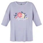 Women's T-shirt with Hannah CLEA glacier gray print