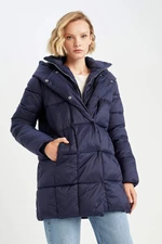 DEFACTO Heat Insulated Waterproof Hooded Coat