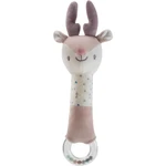 Petite&Mars Squeaky Toy with Rattle pískací hračka s chrastítkem Deer Suzi 1 ks