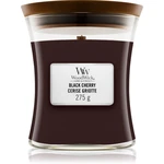 Woodwick Black Cherry vonná svíčka s dřevěným knotem 275 g