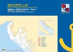 HHI Male Karte Jadransko More/Small Craft Folio Adriatic Sea Eastern Coast Part 1 2022 Námořní mapa