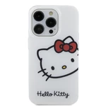 Zadní kryt Hello Kitty IML Head Logo pro Apple iPhone 15 Pro Max, bílá