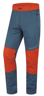 Husky Kala M S, turquoise/brown Pánské softshellové kalhoty