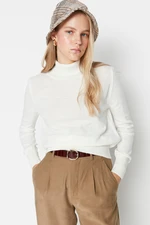 Trendyol Ecru Turtleneck Knitwear Sweater