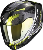 Scorpion EXO 391 HAUT Black/Silver/Neon Yellow XS Casco