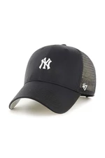 Šiltovka 47 brand MLB New York Yankees čierna farba, s nášivkou, B-BRNMS17CTP-BK