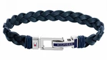 Tommy Hilfiger Luxusní kožený náramek s ocelovou sponou 2790308