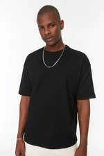 Trendyol Black Oversize Crew Neck Short Sleeve T-shirt