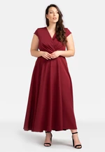 Női ruha Karko Karko_Dress_SB250_Burgundy