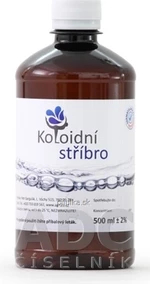 Koloidni stribro Koloidné striebro 20 ppm roztok 500 ml