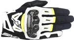 Alpinestars SMX-2 Air Carbon V2 Gloves Black/White/Yellow Fluo 3XL Guanti da moto