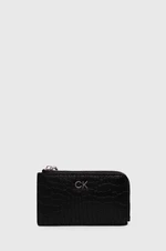 Peňaženka Calvin Klein dámska, čierna farba, K60K612191