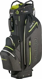 Big Max Aqua Tour 4 Black/Storm Charcoal/Lime Borsa da golf Cart Bag