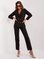 Women's Black Two-Piece Set